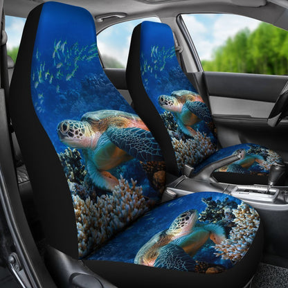Sea Turtle Print Universal Fit Car Seat Covers