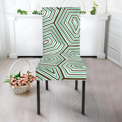 Sea Turtle Skin Print Dining Chair Slipcover-JORJUNE.COM