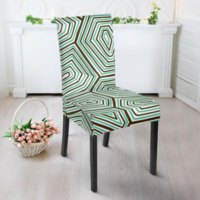 Sea Turtle Skin Print Dining Chair Slipcover-JORJUNE.COM