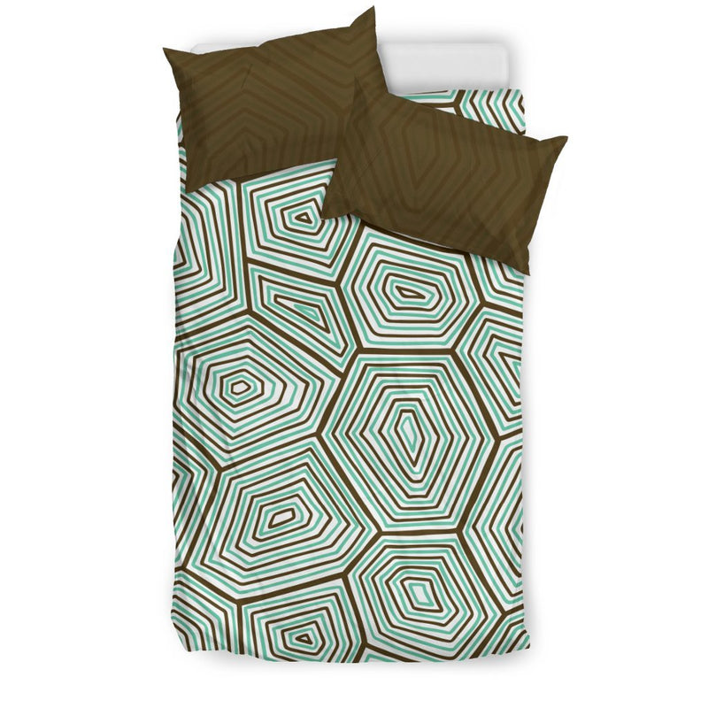 Sea Turtle Skin Print Duvet Cover Bedding Set