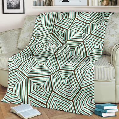 Sea Turtle Skin Print Fleece Blanket