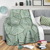 Sea Turtle Skin Print Fleece Blanket