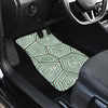 Sea Turtle Skin Print Front and Back Car Floor Mats