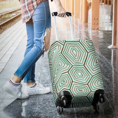 Sea Turtle Skin Print Luggage Cover Protector