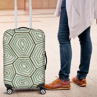 Sea Turtle Skin Print Luggage Cover Protector