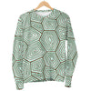 Sea Turtle Skin Print Men Crewneck Sweatshirt