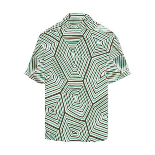 Sea Turtle Skin Print Men Hawaiian Shirt