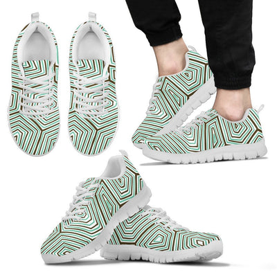 Sea Turtle Skin Print Men Sneakers