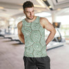 Sea Turtle Skin Print Men Tank Top