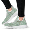 Sea Turtle Skin Print Mesh Knit Sneakers Shoes