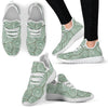 Sea Turtle Skin Print Mesh Knit Sneakers Shoes