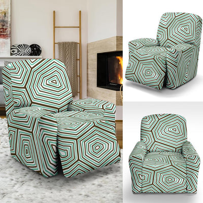 Sea Turtle Skin Print Recliner Slipcover-JORJUNE.COM