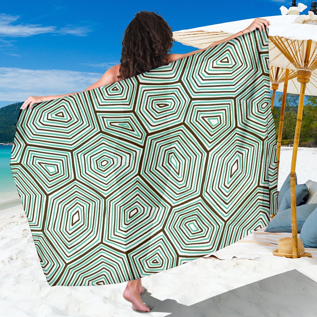 Sea Turtle Skin Print Sarong Pareo Wrap