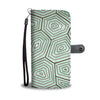 Sea Turtle Skin Print Wallet Phone Case