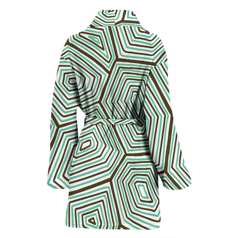 Sea Turtle Skin Print Women Bath Robe