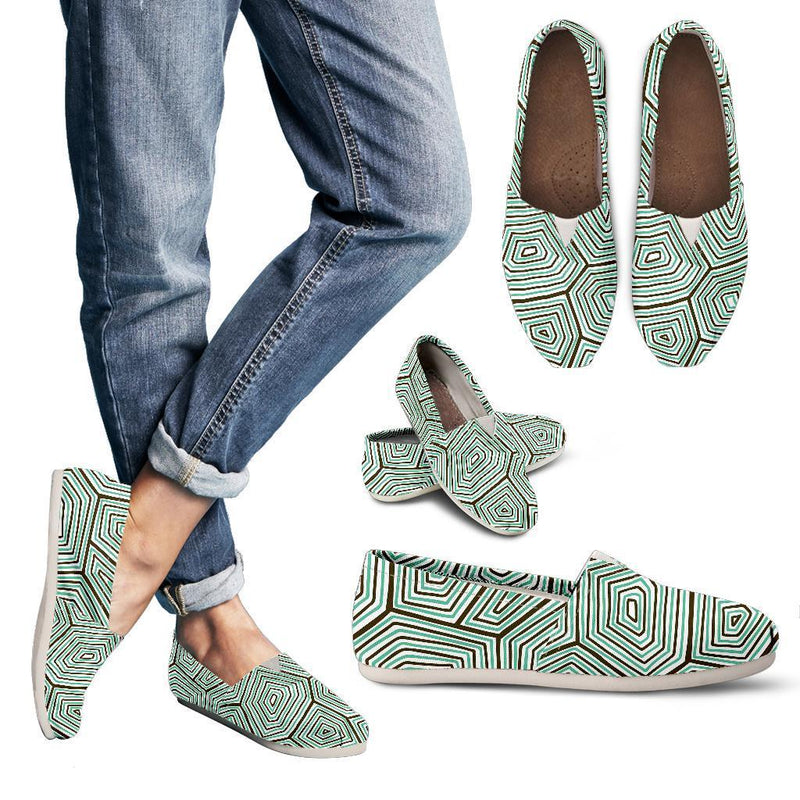 Sea Turtle Skin Print Women Casual Shoes-JorJune.com