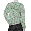 Sea Turtle Skin Print Women Crewneck Sweatshirt