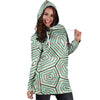 Sea Turtle Skin Print Women Hoodie Dress