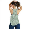 Sea Turtle Skin Print Women Racerback Tank Top