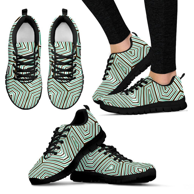 Sea Turtle Skin Print Women Sneakers