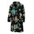 Sea Turtle Stamp Pattern Men Bath Robe