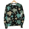 Sea Turtle Stamp Pattern Men Crewneck Sweatshirt