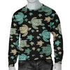 Sea Turtle Stamp Pattern Men Crewneck Sweatshirt