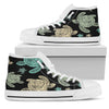 Sea Turtle Stamp Pattern Men High Top Shoes