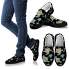 Sea Turtle Stamp Pattern Men Slip On Shoes