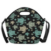 Sea Turtle Stamp Pattern Neoprene Lunch Bag-JorJune