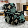 Sea Turtle Stamp Pattern Recliner Slipcover-JORJUNE.COM