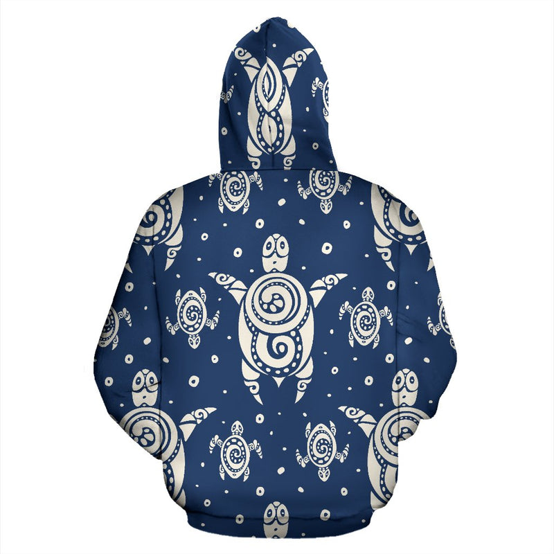 Sea Turtle Tribal All Over Print Hoodie