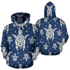 Sea Turtle Tribal All Over Print Hoodie