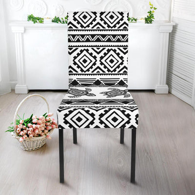 Sea Turtle Tribal Aztec Dining Chair Slipcover-JORJUNE.COM