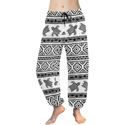 Sea Turtle Tribal Aztec Harem Pants