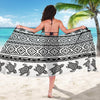 Sea Turtle Tribal Aztec Sarong Pareo Wrap