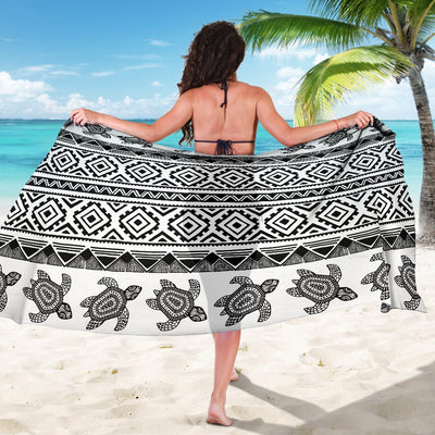 Sea Turtle Tribal Aztec Sarong Pareo Wrap