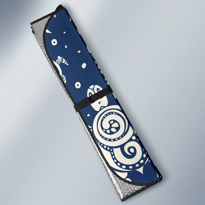 Sea Turtle Tribal Car Sun Shade-JorJune