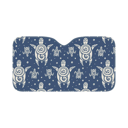 Sea Turtle Tribal Car Sun Shade-JorJune