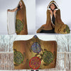 Sea Turtle Tribal Colorful Hooded Blanket-JORJUNE.COM