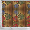 Sea Turtle Tribal Colorful Shower Curtain