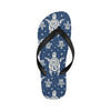 Sea Turtle Tribal Flip Flops-JorJune