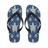 Sea Turtle Tribal Flip Flops-JorJune