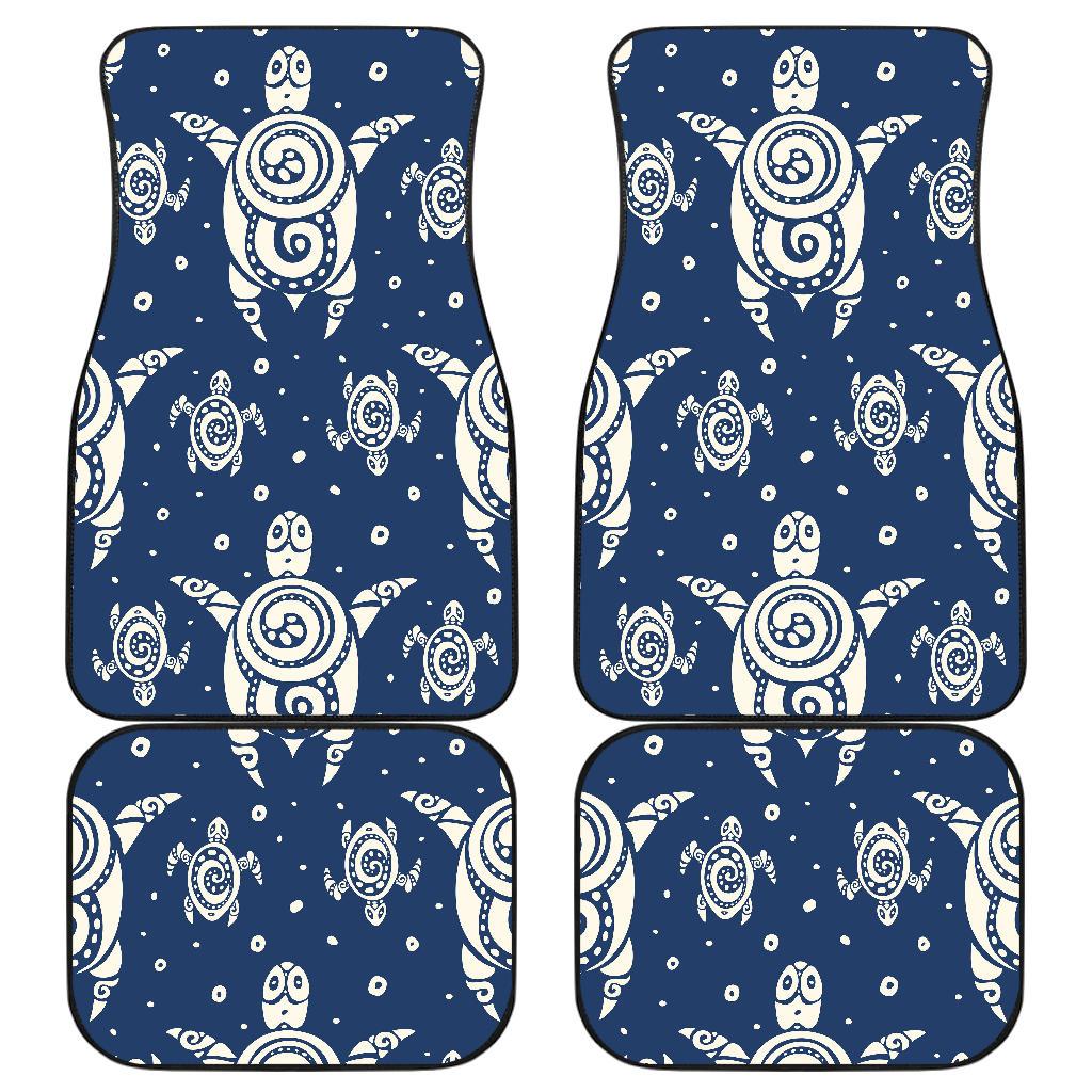 Sea Turtle Tribal Front and Back Car Floor Mats