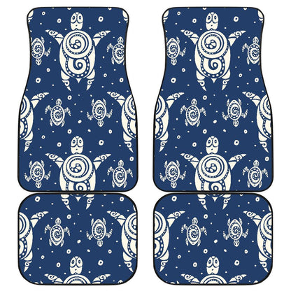 Sea Turtle Tribal Front and Back Car Floor Mats