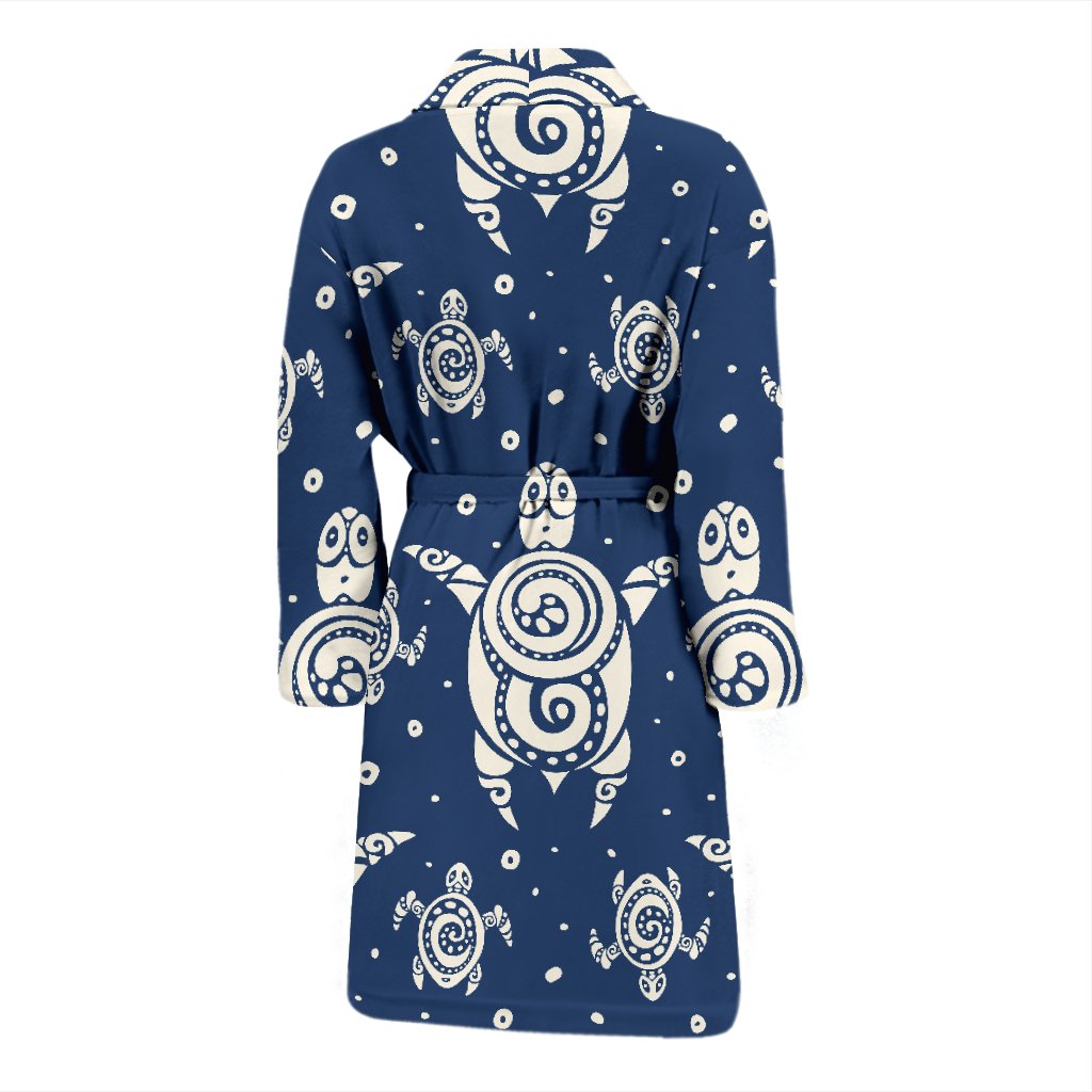 Sea Turtle Tribal Men Bath Robe