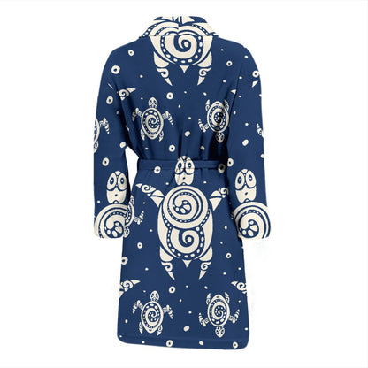 Sea Turtle Tribal Men Bath Robe