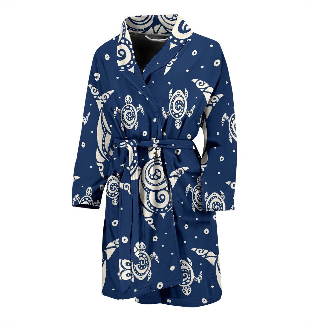Sea Turtle Tribal Men Bath Robe