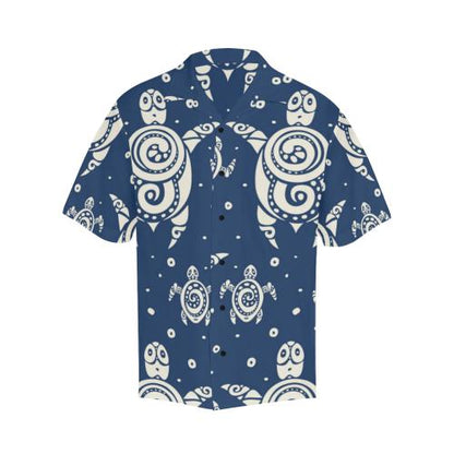 Sea Turtle Tribal Men Hawaiian Shirt