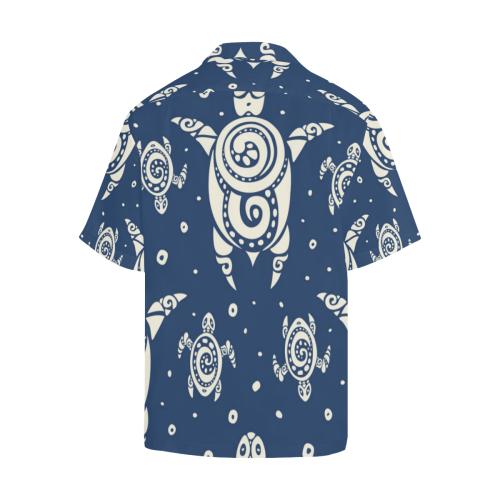Sea Turtle Tribal Men Hawaiian Shirt